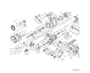 Photo1: [SHIMANO] Genuine Spare Parts for 21 Soare XR C2500S Product Code: 044297 **Back-order (Shipping in 3-4 weeks after receiving order)