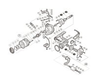 [SHIMANO] Genuine Spare Parts for 17 SAHARA C2000S Product Code: 036247 **Back-order (Shipping in 3-4 weeks after receiving order)
