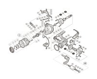 [SHIMANO] Genuine Spare Parts for 17 SAHARA 1000 Product Code: 036230 **Back-order (Shipping in 3-4 weeks after receiving order)