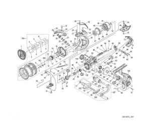 Photo1: [SHIMANO] Genuine Spare Parts for 21 ULTEGRA C3000 Product Code: 043320 **Back-order (Shipping in 3-4 weeks after receiving order)