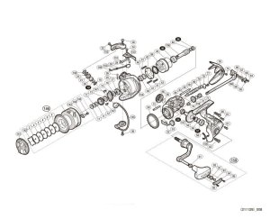 Photo1: [SHIMANO] Genuine Spare Parts for 17 ULTEGRA 3000XG Product Code: 036476 **Back-order (Shipping in 3-4 weeks after receiving order)