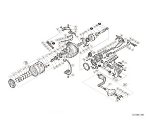 Photo1: [SHIMANO] Genuine Spare Parts for 17 ULTEGRA 4000 Product Code: 036483 **Back-order (Shipping in 3-4 weeks after receiving order)