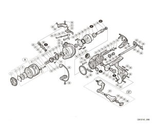 Photo1: [SHIMANO] Genuine Spare Parts for 17 ULTEGRA 1000 Product Code: 036391 **Back-order (Shipping in 3-4 weeks after receiving order)