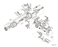 [SHIMANO] Genuine Spare Parts for 17-18 SEDONA 1000 Product Code: 036773 **Back-order (Shipping in 3-4 weeks after receiving order)