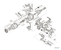 [SHIMANO] Genuine Spare Parts for 17-18 SEDONA C2000HGS Product Code: 036797 **Back-order (Shipping in 3-4 weeks after receiving order)