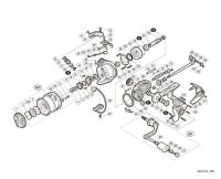 [SHIMANO] Genuine Spare Parts for 17 ULTEGRA 2500S Product Code: 036438 **Back-order (Shipping in 3-4 weeks after receiving order)