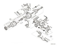 [SHIMANO] Genuine Spare Parts for 17-18 SEDONA C2000S Product Code: 036780 **Back-order (Shipping in 3-4 weeks after receiving order)