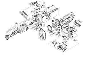 Photo1: [SHIMANO] Genuine Spare Parts for 13-16 BIOMASTER SW 8000HG Product Code: 031617 **Back-order (Shipping in 3-4 weeks after receiving order)