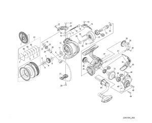 Photo1: [SHIMANO] Genuine Spare Parts for 21 NEXAVE FI C3000HG Product Code: 044204 **Back-order (Shipping in 3-4 weeks after receiving order)