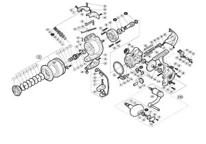 Photo1: [SHIMANO] Genuine Spare Parts for 13-16 BIOMASTER SW 8000PG Product Code: 031624 **Back-order (Shipping in 3-4 weeks after receiving order)