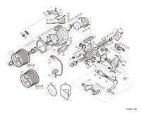 [SHIMANO] Genuine Spare Parts for 18 SUPER AERO SURF LEADER CI4+ 35 Fine yarn specification Product Code: 038920 **Back-order (Shipping in 3-4 weeks after receiving order)