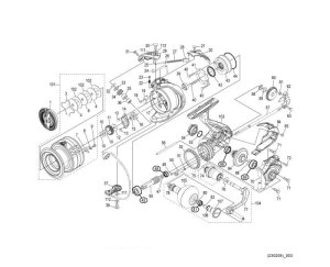 Photo1: [SHIMANO] Genuine Spare Parts for 21 NASCI C5000XG Product Code: 043245 **Back-order (Shipping in 3-4 weeks after receiving order)