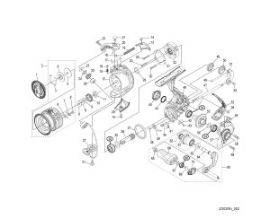 Photo1: [SHIMANO] Genuine Spare Parts for 21 NASCI 500 Product Code: 043122 **Back-order (Shipping in 3-4 weeks after receiving order)