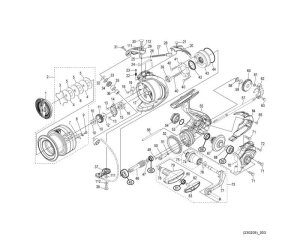 Photo1: [SHIMANO] Genuine Spare Parts for 21 NASCI 4000 Product Code: 043221 **Back-order (Shipping in 3-4 weeks after receiving order)