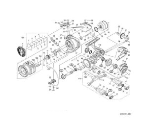 Photo1: [SHIMANO] Genuine Spare Parts for 21 NASCI C3000DH Product Code: 043207 **Back-order (Shipping in 3-4 weeks after receiving order)