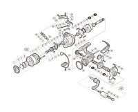 [SHIMANO] Genuine Spare Parts for 16-18 NASCI C2000S Product Code: 035677 **Back-order (Shipping in 3-4 weeks after receiving order)