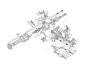 Photo1: [SHIMANO] Genuine Spare Parts for 16-18 NASCI C3000DH Product Code: 036346 **Back-order (Shipping in 3-4 weeks after receiving order)