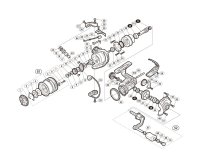 [SHIMANO] Genuine Spare Parts for 16-18 NASCI C2000HGS Product Code: 035691 **Back-order (Shipping in 3-4 weeks after receiving order)