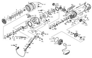 Photo1: [DAIWA] Genuine Spare Parts for 18 EXIST LT3000-XH Product code: 00055721 **Back-order (Shipping in 3-4 weeks after receiving order)