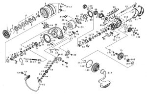 Photo1: [DAIWA] Genuine Spare Parts for 18 EXIST LT3000S-C Product code: 00055718 **Back-order (Shipping in 3-4 weeks after receiving order)