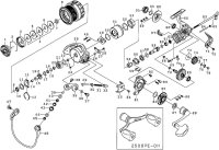 [DAIWA] Genuine Spare Parts for 15 LUVIAS 2510PE-H Product code: 00055638 **Back-order (Shipping in 3-4 weeks after receiving order)