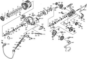 Photo1: [DAIWA] Genuine Spare Parts for 15 EXIST 2510PE-H Product code: 00055619 **Back-order (Shipping in 3-4 weeks after receiving order)