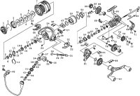 [DAIWA] Genuine Spare Parts for 15 EXIST 2506PE-DH Product code: 00055617 **Back-order (Shipping in 3-4 weeks after receiving order)