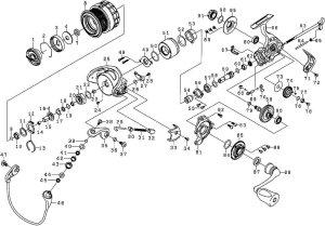 Photo1: [DAIWA] Genuine Spare Parts for 15 LUVIAS 2004H Product code: 00055633 **Back-order (Shipping in 3-4 weeks after receiving order)