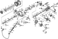 [DAIWA] Genuine Spare Parts for 15 EXIST 2506PE-H Product code: 00055616 **Back-order (Shipping in 3-4 weeks after receiving order)