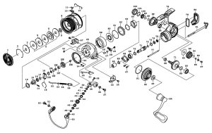 Photo1: [DAIWA] Genuine Spare Parts for 20 LUVIAS LT2500 Product code: 00060204 **Back-order (Shipping in 3-4 weeks after receiving order)