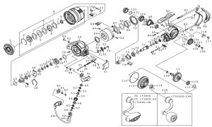 Photo1: [DAIWA] Genuine Spare Parts for 23 AIRITY LT5000D-CXH Product code: 00061137 **Back-order (Shipping in 3-4 weeks after receiving order)