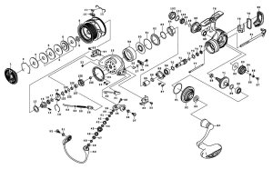 Photo1: [DAIWA] Genuine Spare Parts for 20 LUVIAS LT3000-XH Product code: 00060210 **Back-order (Shipping in 3-4 weeks after receiving order)