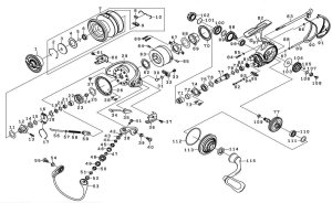 Photo1: [DAIWA] Genuine Spare Parts for 21 LUVIAS AIRITY FC LT2500S Product code: 00060334 **Back-order (Shipping in 3-4 weeks after receiving order)