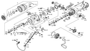 Photo1: [DAIWA] Genuine Spare Parts for 21 LUVIAS AIRITY FC LT1000S-P Product code: 00060331 **Back-order (Shipping in 3-4 weeks after receiving order)