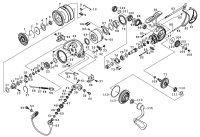 [DAIWA] Genuine Spare Parts for 21 LUVIAS AIRITY FC LT2500S-XH-QD Product code: 00060344 **Back-order (Shipping in 3-4 weeks after receiving order)