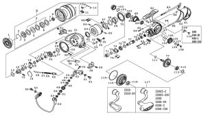 Photo1: [DAIWA] Genuine Spare Parts for 21 LUVIAS AIRITY LT2500 Product code: 00060336 **Back-order (Shipping in 3-4 weeks after receiving order)