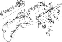 [DAIWA] Genuine Spare Parts for 15 EMERALDAS AIR 2508PE Product code: 00055990 **Back-order (Shipping in 3-4 weeks after receiving order)