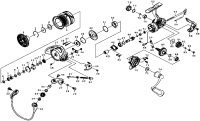 [DAIWA] Genuine Spare Parts for 18 月下美人-GEKKABIJIN MX LT2000S Product code: 00060082 **Back-order (Shipping in 3-4 weeks after receiving order)