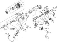 [DAIWA] Genuine Spare Parts for 17 PRESSO LTD 1025 Product code: 00055905 **Back-order (Shipping in 3-4 weeks after receiving order)