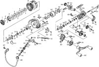 [DAIWA] Genuine Spare Parts for 15 EMERALDAS AIR 2508PE-DH Product code: 00055992 **Back-order (Shipping in 3-4 weeks after receiving order)