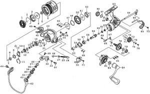 Photo1: [DAIWA] Genuine Spare Parts for 17 THEORY 1003 Product code: 00055994 **Back-order (Shipping in 3-4 weeks after receiving order)