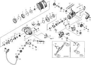 Photo1: [DAIWA] Genuine Spare Parts for 16 月下美人-GEKKABIJIN MX 2004 Product code: 00056192 **Back-order (Shipping in 3-4 weeks after receiving order)