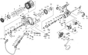 Photo1: [DAIWA] Genuine Spare Parts for 17 THEORY 3012H Product code: 00056002 **Back-order (Shipping in 3-4 weeks after receiving order)