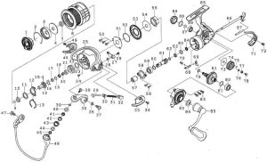 Photo1: [DAIWA] Genuine Spare Parts for 17 THEORY 2506 Product code: 00055997 **Back-order (Shipping in 3-4 weeks after receiving order)