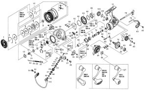 Photo1: [DAIWA] Genuine Spare Parts for 19 BALLISTIC LT3000 Product code: 00065118 **Back-order (Shipping in 3-4 weeks after receiving order)