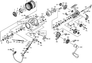 Photo1: [DAIWA] Genuine Spare Parts for 17 STEEZ TYPE-2 Product code: 00056323 **Back-order (Shipping in 3-4 weeks after receiving order)