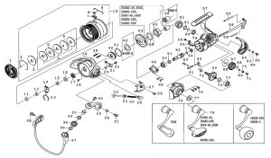 Photo1: [DAIWA] Genuine Spare Parts for 19 LEXA LT3000-XH Product code: 00067214 **Back-order (Shipping in 3-4 weeks after receiving order)