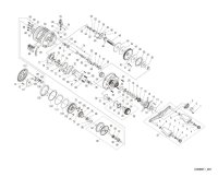 [SHIMANO] Genuine Spare Parts for 24 CALCUTTA CONQUEST SHALLOW EDITION 30HG RIGHT Product code: 046734 **Back-order (Shipping in 3-4 weeks after receiving order)