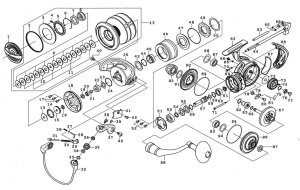 Photo1: [DAIWA] Genuine Spare Parts for 21 CERTATE SW 18000-H Product code: 00065019 **Back-order (Shipping in 3-4 weeks after receiving order)