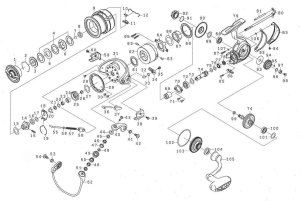 Photo1: [DAIWA] Genuine Spare Parts for 19 CERTATE LT4000-C Product code: 00060052 **Back-order (Shipping in 3-4 weeks after receiving order)